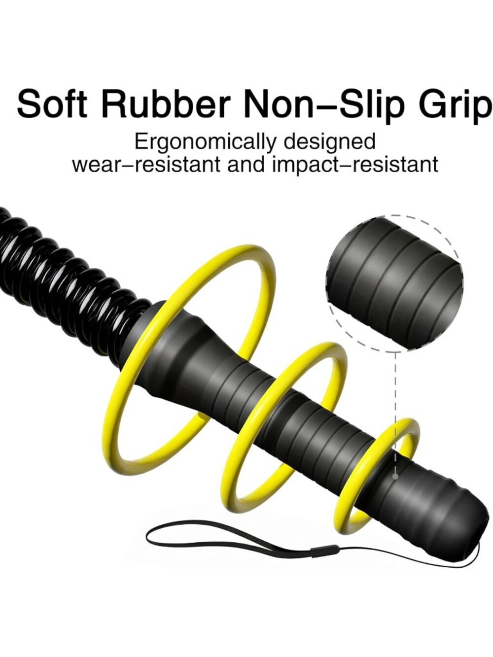 2Pcs Weighted Rope less Battle Ropes, Heavy Duty Portable Cordless Battle Ropes - Picture 3 of 4